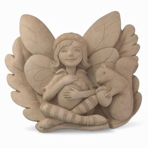 Charming Finders Keepers Fairy & Squirrel Sculpture Wall Hanging Carruth Studio